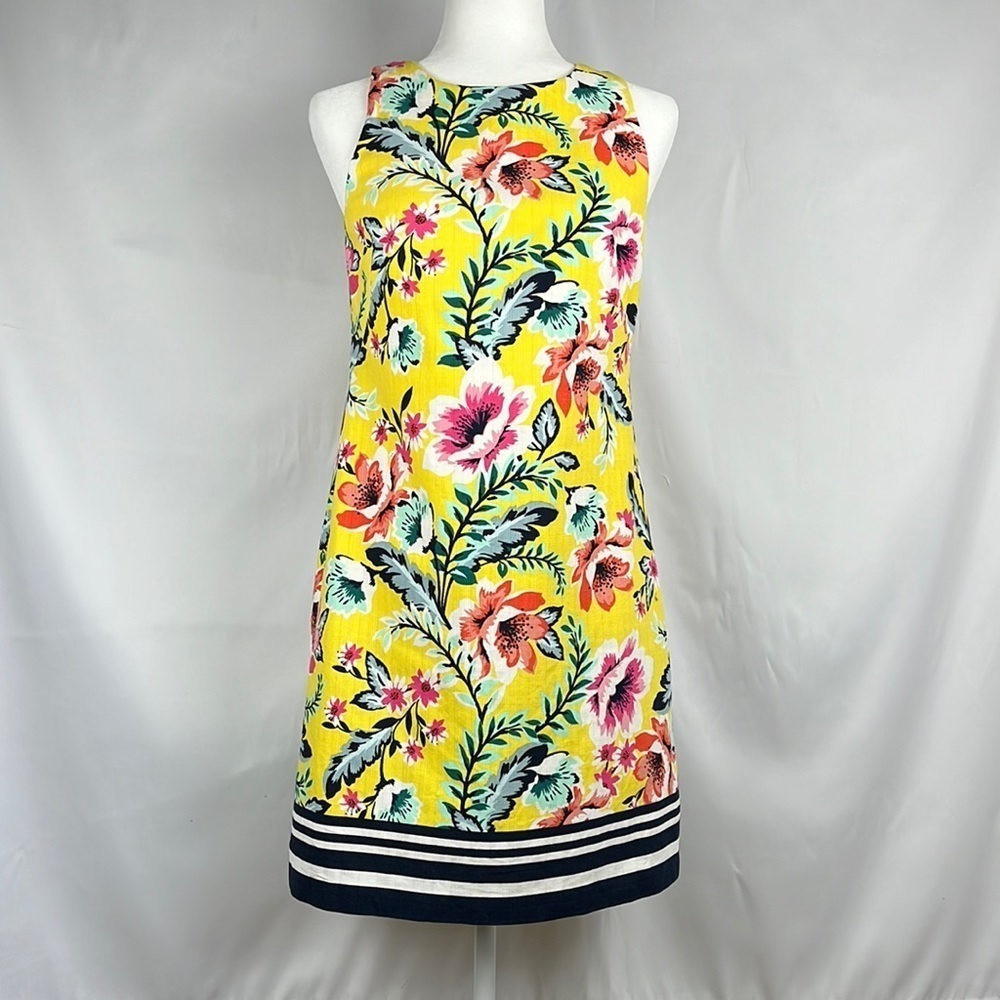 Eliza J Yellow Floral Sheath Dress
